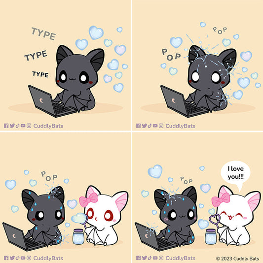 Bubbles 😊💙💙💙💙 ©Cuddly Bats