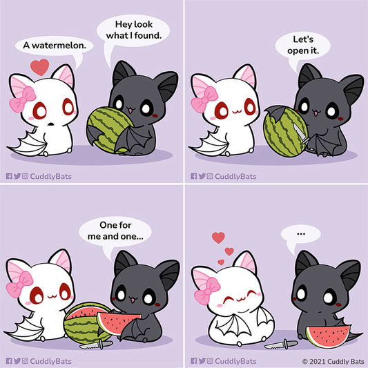 Watermelon 🍉❤️ ©Cuddly Bats