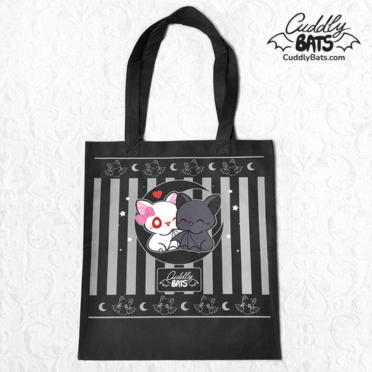 Cuddly Bats Hug tote bag