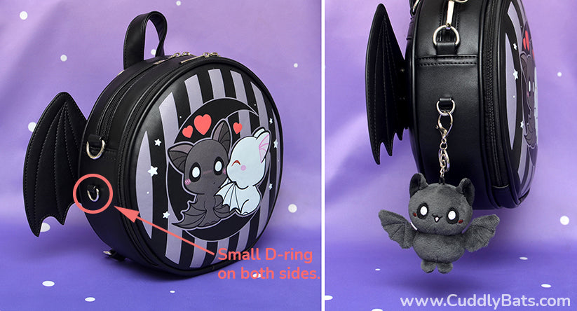 Cuddly Bats 2 in 1 bag (backpack & shoulder/crossbody bag)