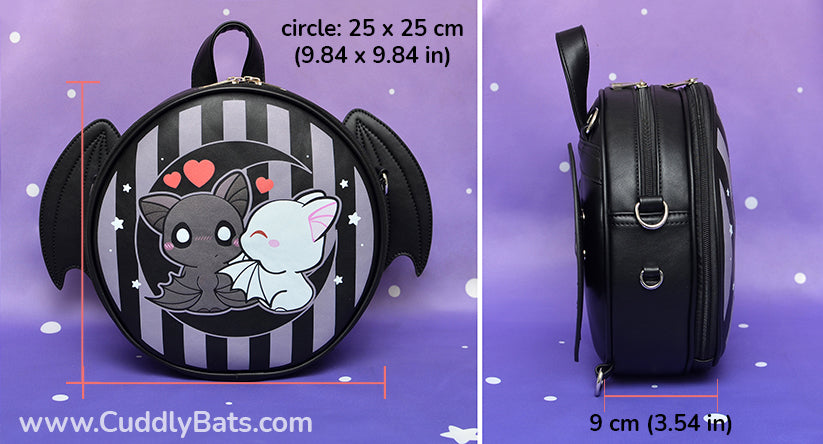 Cuddly Bats 2 in 1 bag (backpack & shoulder/crossbody bag)