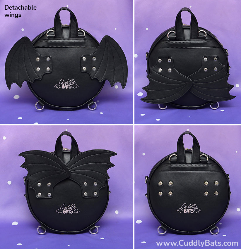 Cuddly Bats 2 in 1 bag (backpack & shoulder/crossbody bag)