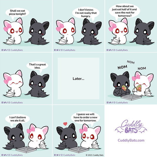 Great idea 🥰🍕🍕🍕🍕💚 ©Cuddly Bats