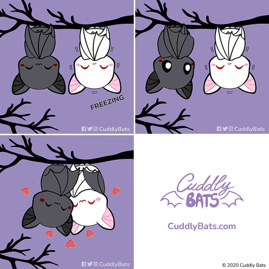 Warm hug 😊💜 ©Cuddly Bats