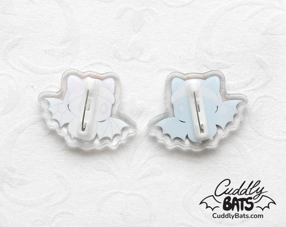 Cuddly Bats Christmas pin