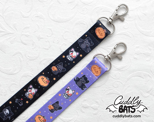 Cuddly Bats Halloween lanyard