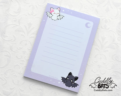 Cuddly Bats memo notepad