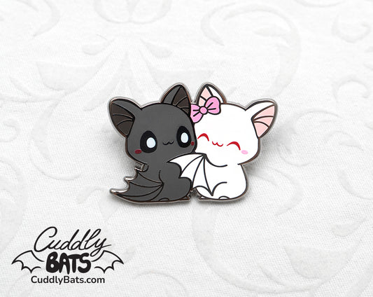 Cuddly Bats True Love hard enamel pin