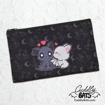 Black Cuddly Bats pencil case