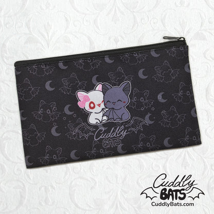 Black Cuddly Bats pencil case