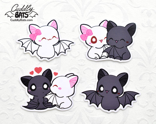 Cuddly Bats Sticker set
