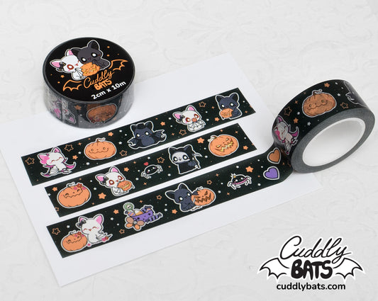 Cuddly Bats Halloween washi tape